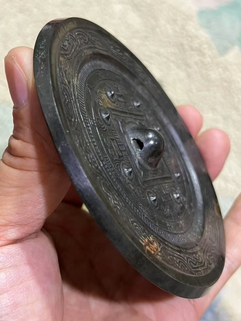 古玩銅器銅鏡真品鑒賞圖