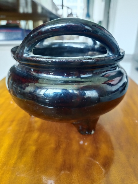 古玩陶瓷 三足鳳眼香爐真品鑒賞圖