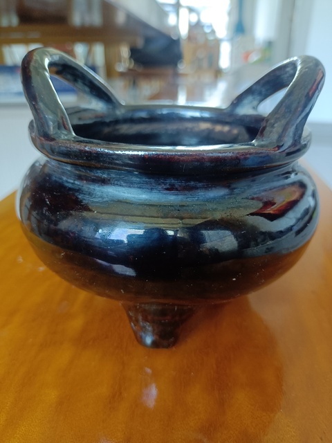 古玩陶瓷 三足鳳眼香爐真品鑒賞圖