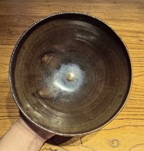 古玩陶瓷茶葉末釉碗真品鑒賞圖