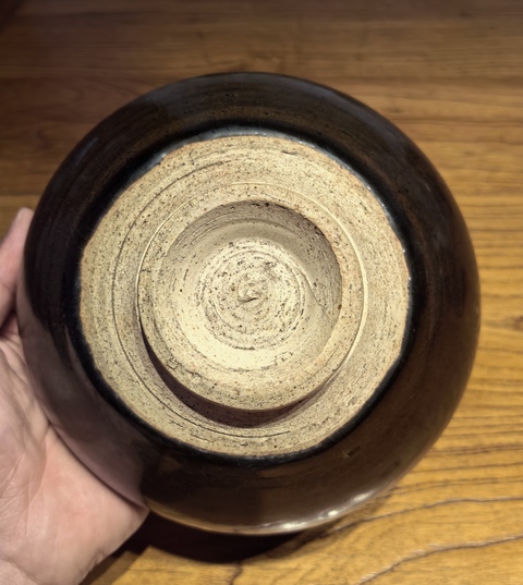 古玩陶瓷茶葉末釉碗真品鑒賞圖