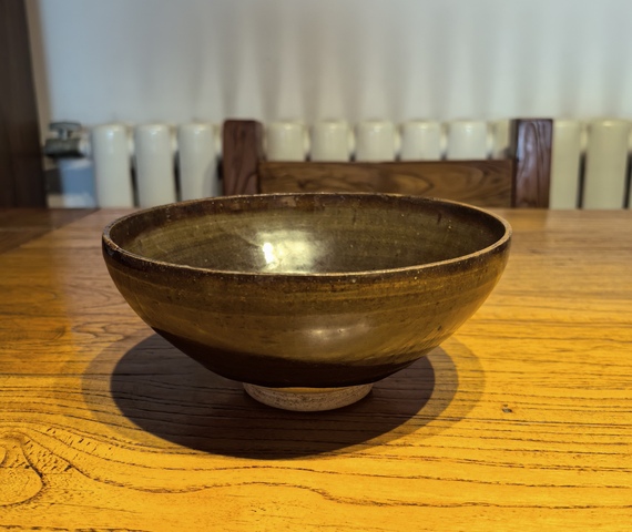 古玩陶瓷茶葉末釉碗真品鑒賞圖
