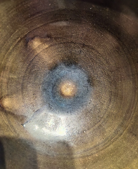 古玩陶瓷茶葉末釉碗真品鑒賞圖