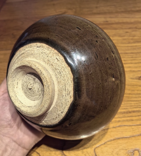 古玩陶瓷茶葉末釉碗真品鑒賞圖