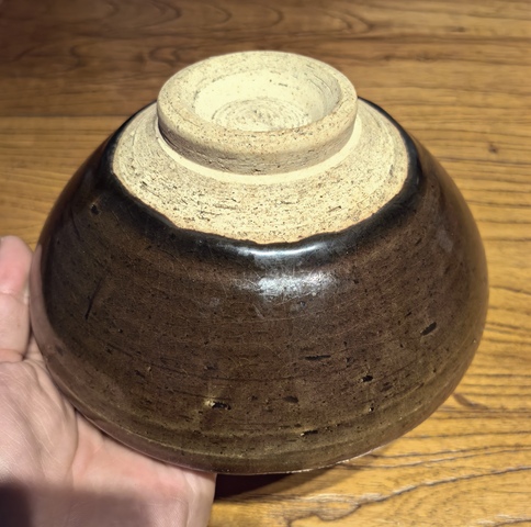 古玩陶瓷茶葉末釉碗真品鑒賞圖