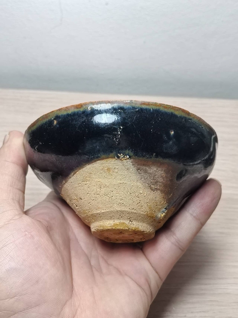 古玩陶瓷黑釉茶盞真品鑒賞圖