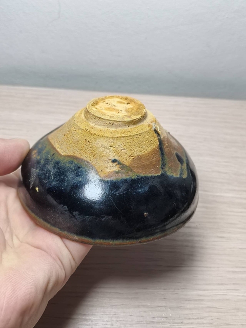古玩陶瓷黑釉茶盞真品鑒賞圖