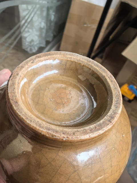 古玩陶瓷哥釉瓶真品鑒賞圖