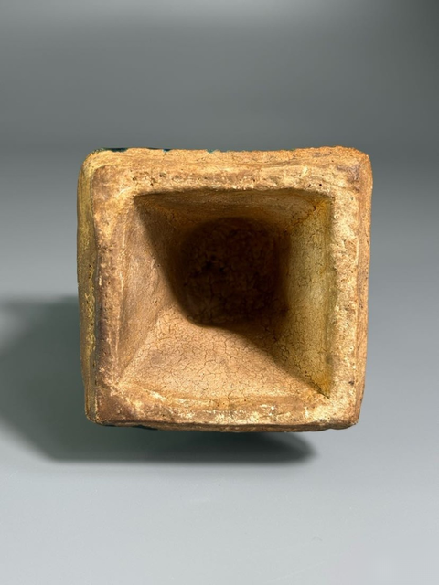 古玩陶瓷琺華彩坐獅瓷塑真品鑒賞圖