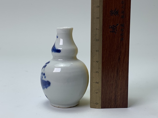 古玩陶瓷清晚期·青花人物故事紋葫蘆瓶拍賣,當前價格0元