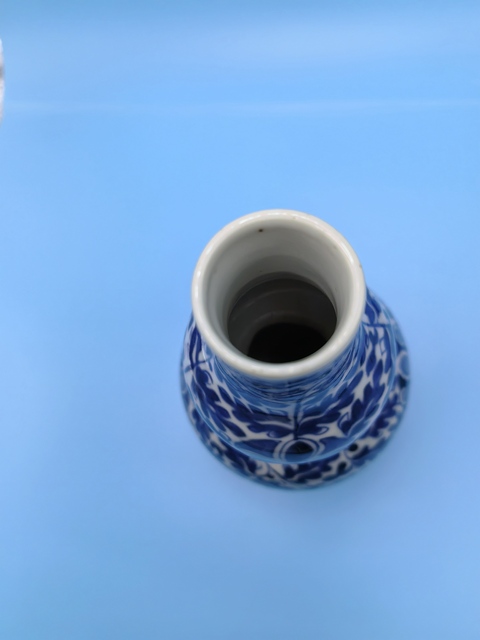 古玩陶瓷清·光緒青花纏枝花卉紋葫蘆瓶拍賣，當前價格5700元