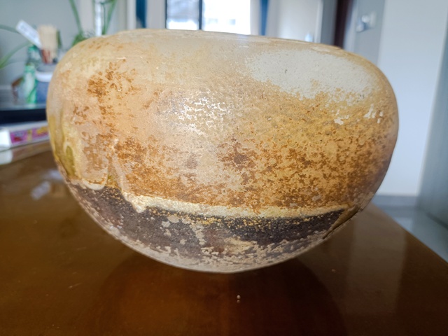 古玩陶瓷壽州黃釉缽真品鑒賞圖