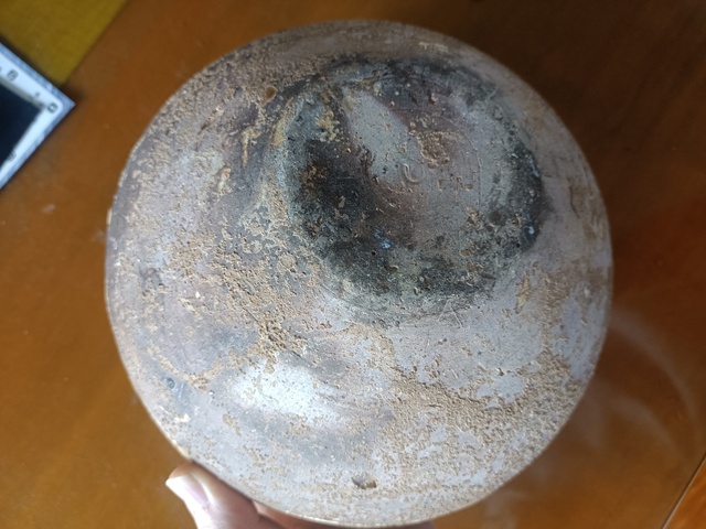 古玩陶瓷壽州黃釉缽真品鑒賞圖
