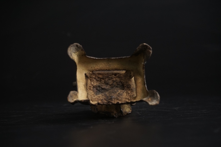 古玩銅器明代·銅漆金韋陀造像真品鑒賞圖