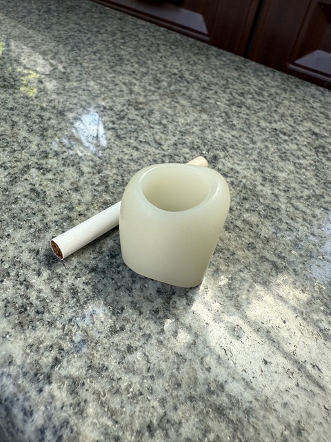 古玩玉器和田玉扳指真品鑒賞圖