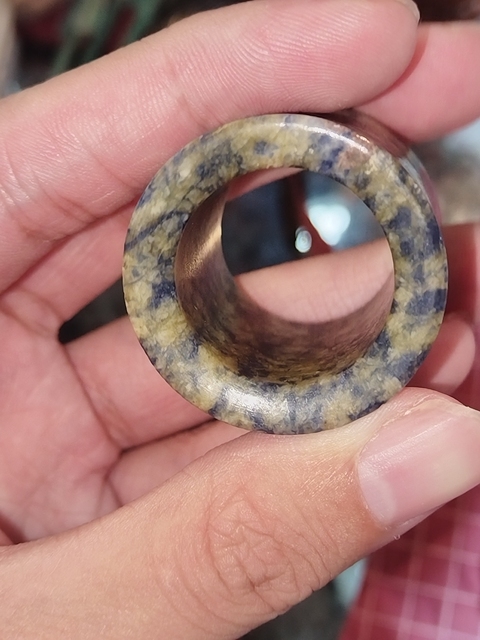 古玩玉器扳指真品鑒賞圖