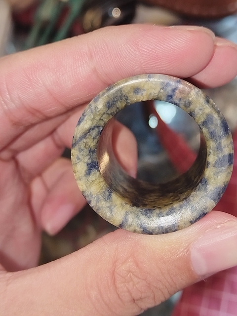 古玩玉器扳指真品鑒賞圖