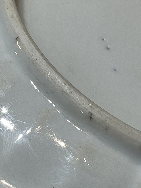 古玩陶瓷五彩盤真品鑒賞圖