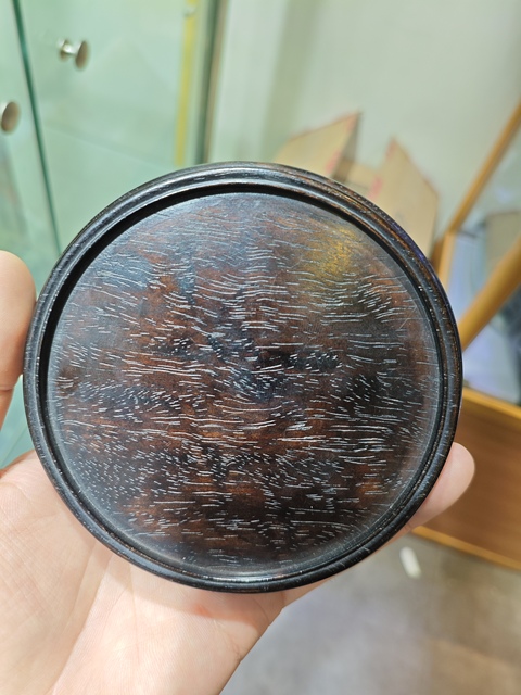 古玩雜項木座真品鑒賞圖
