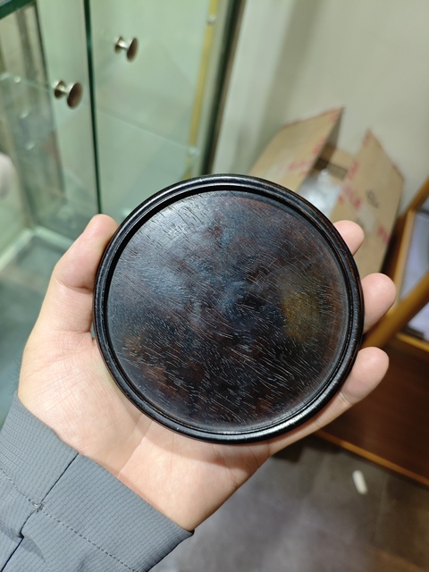 古玩雜項木座真品鑒賞圖
