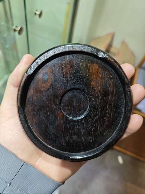 古玩雜項木座真品鑒賞圖