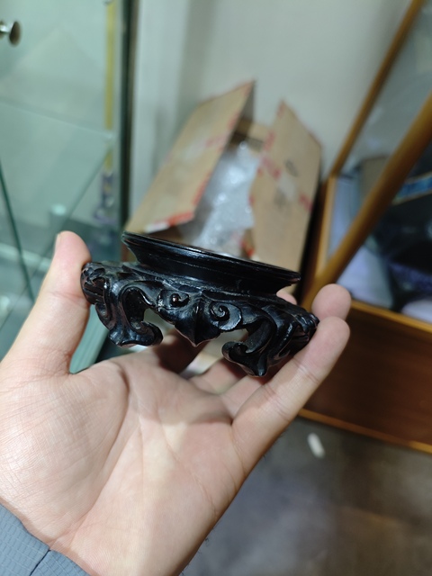 古玩雜項底座真品鑒賞圖