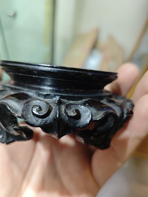 古玩雜項底座真品鑒賞圖