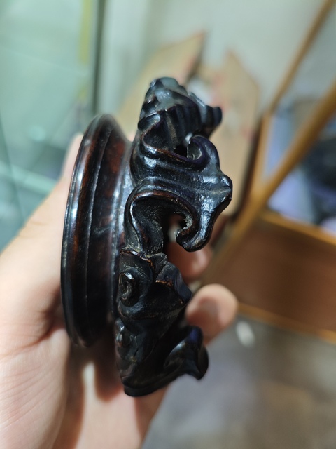 古玩雜項底座真品鑒賞圖
