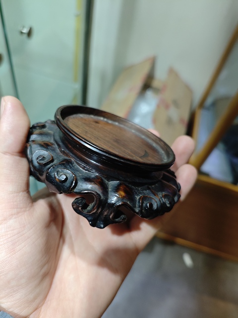 古玩雜項底座真品鑒賞圖