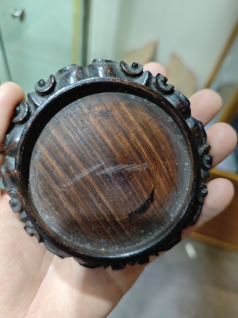 古玩雜項底座真品鑒賞圖