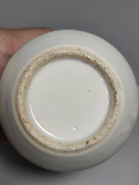 古玩陶瓷玲瓏瓷青花執壺真品鑒賞圖