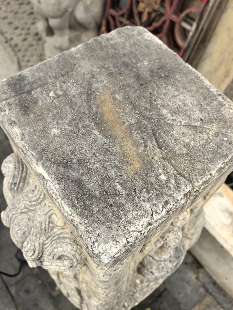 古玩雜項漢白玉花瓶真品鑒賞圖