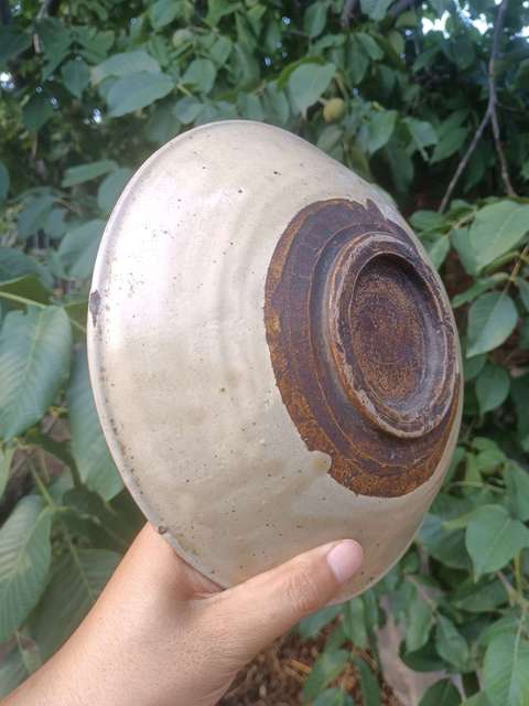 古玩陶瓷古典雅器~明大號青白釉盤拍賣,當前價格388元