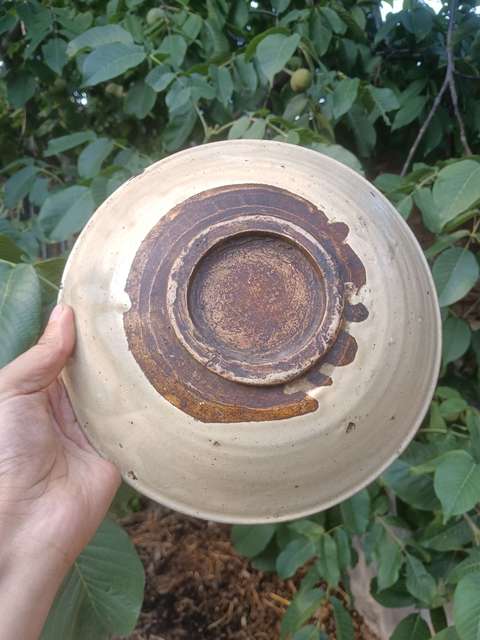 古玩陶瓷古典雅器~明大號青白釉盤拍賣,當前價格388元