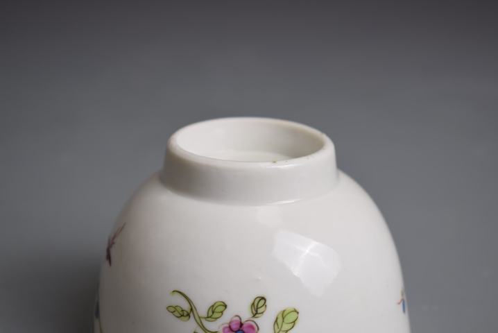 古玩陶瓷晚清粉彩花卉紋杯拍賣，當(dāng)前價(jià)格100元