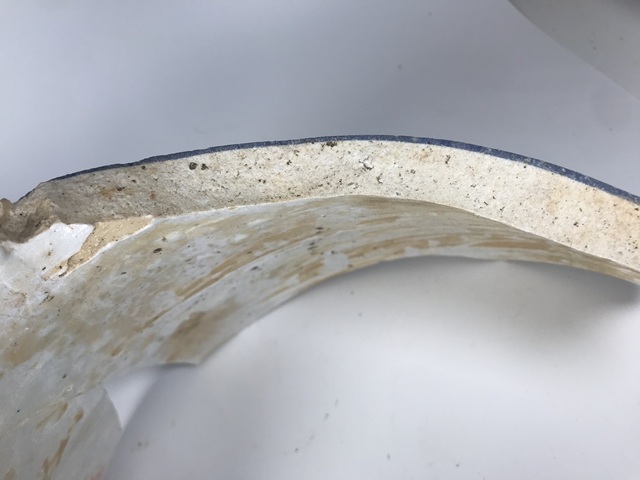 古玩陶瓷霽藍釉標本真品鑒賞圖