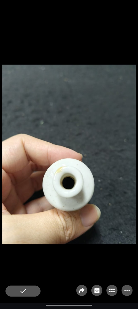 古玩陶瓷攜琴訪(fǎng)友青花鼻煙壺真品鑒賞圖
