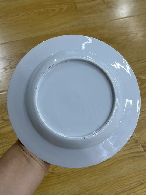 古玩陶瓷大雞圖盤真品鑒賞圖