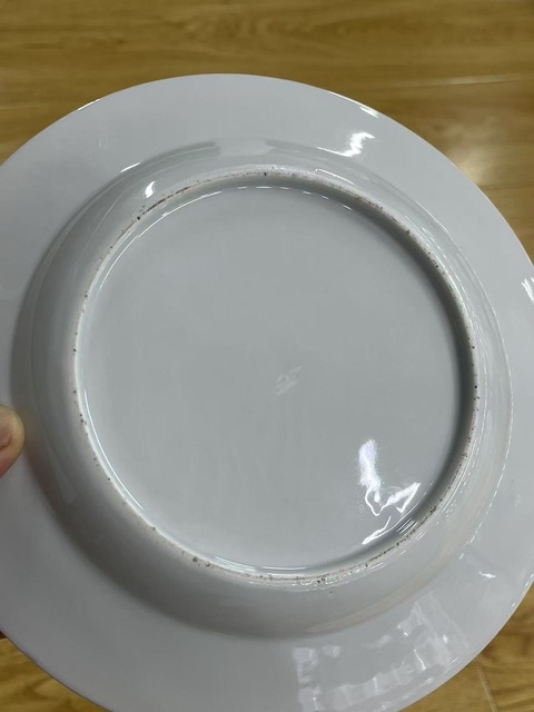 古玩陶瓷大雞圖盤真品鑒賞圖