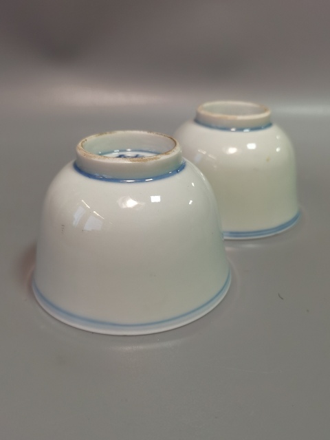 古玩陶瓷青花杯真品鑒賞圖