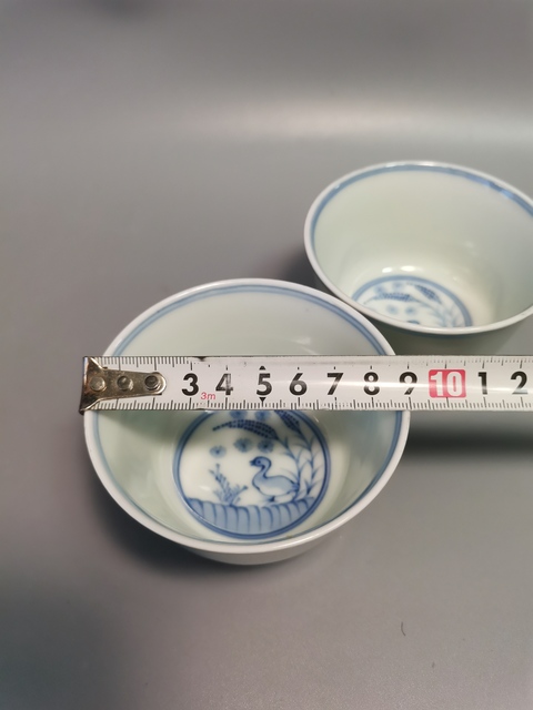 古玩陶瓷青花杯真品鑒賞圖