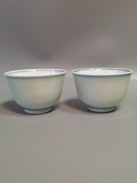 古玩陶瓷青花杯真品鑒賞圖