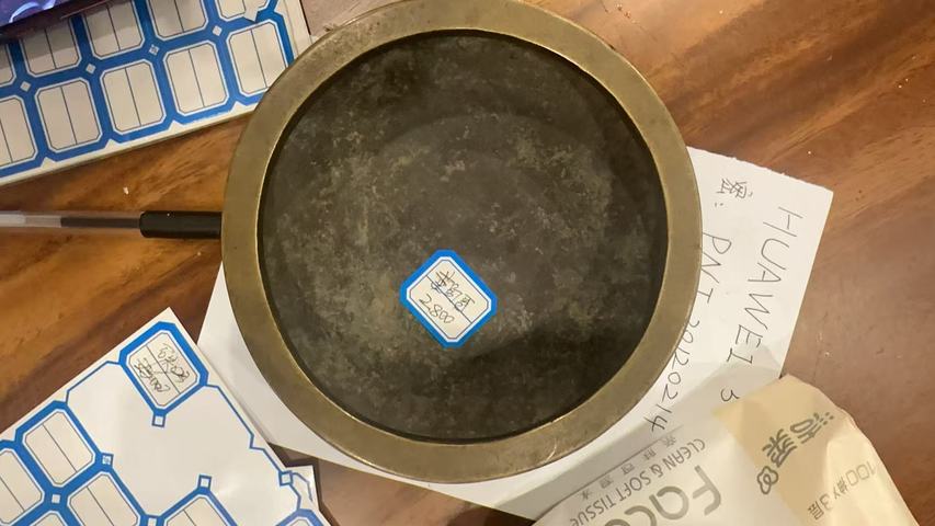 古玩銅器鬲式爐真品鑒賞圖