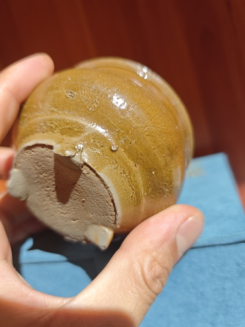古玩陶瓷明末清初雙獅耳三足小琴爐拍賣,當(dāng)前價(jià)格1200元