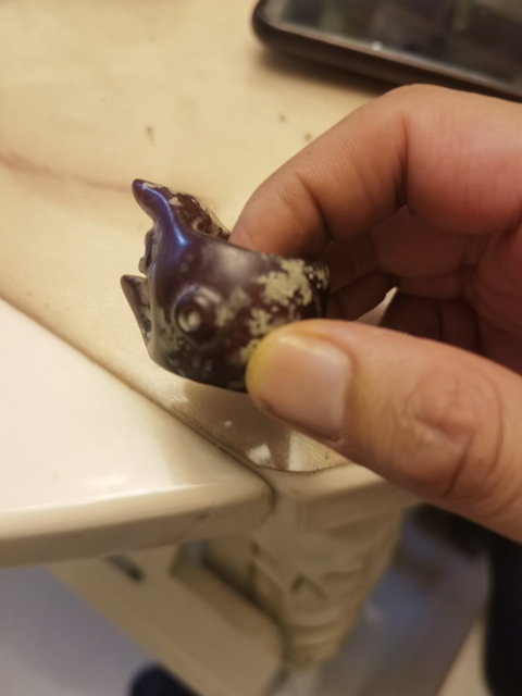 古玩玉器仿古玉韘真品鑒賞圖