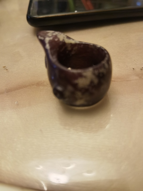 古玩玉器仿古玉韘真品鑒賞圖