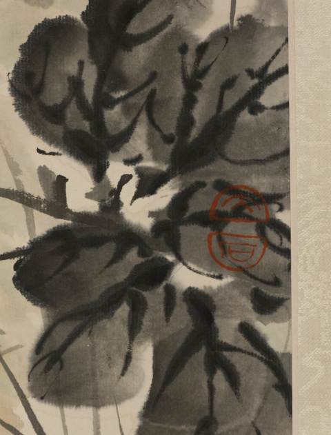 古玩字畫紅葉晴來忽有蟬真品鑒賞圖