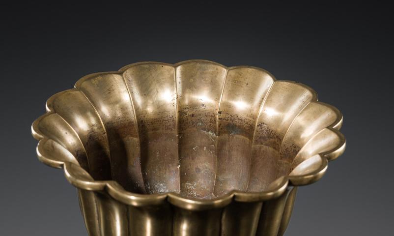 古玩銅器法盞爐真品鑒賞圖