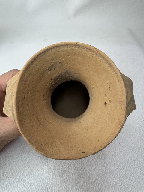 古玩陶瓷齊家文化·敞口雙耳罐拍賣,當(dāng)前價(jià)格396元
