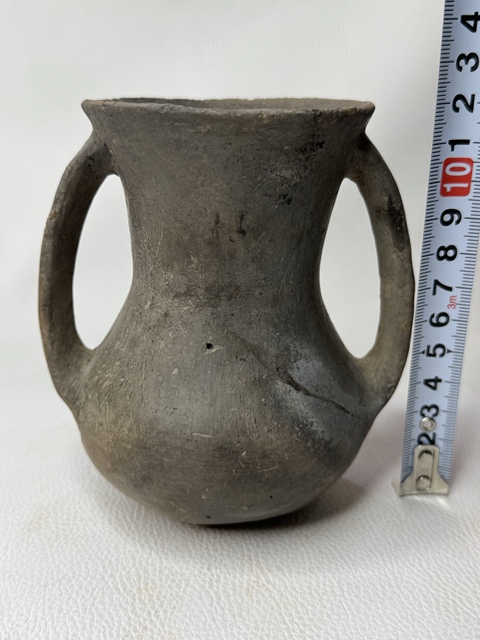 古玩陶瓷卡約文化·雙耳壺拍賣,當前價格198元